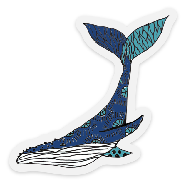 Whale Sticker