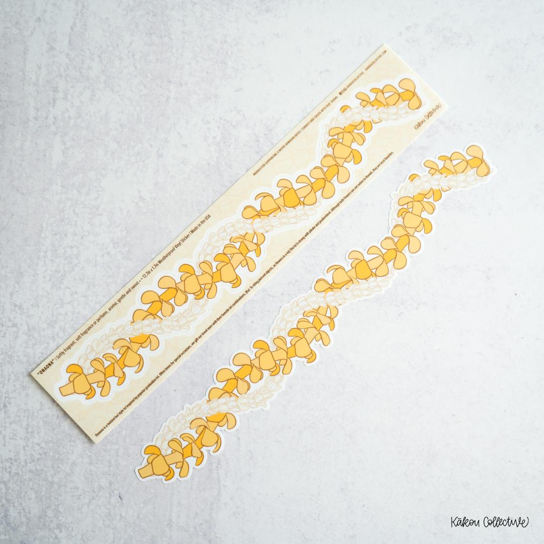 Kakou Collective - Onaona Lei Vinyl Sticker