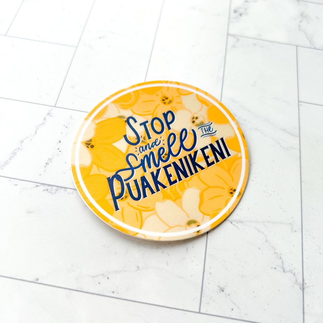 Kakou Collective - Stop and Smell the Puakenikeni Sticker