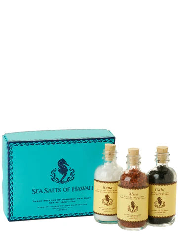 Sea Salts of Hawaii Sampler Gift Set Classics 2 oz bottles