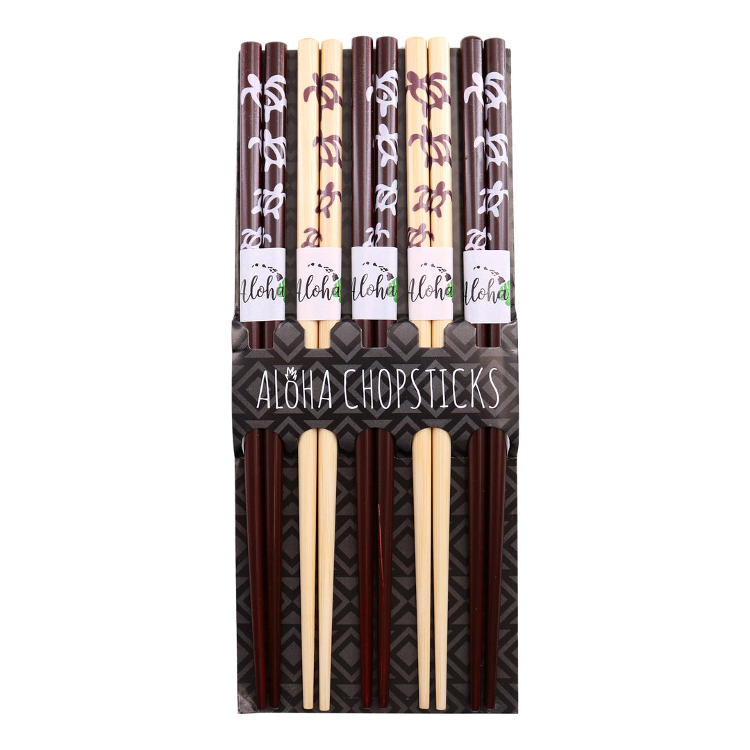 Aloha Chopsticks - "Honu" Reusable Bamboo Chopsticks