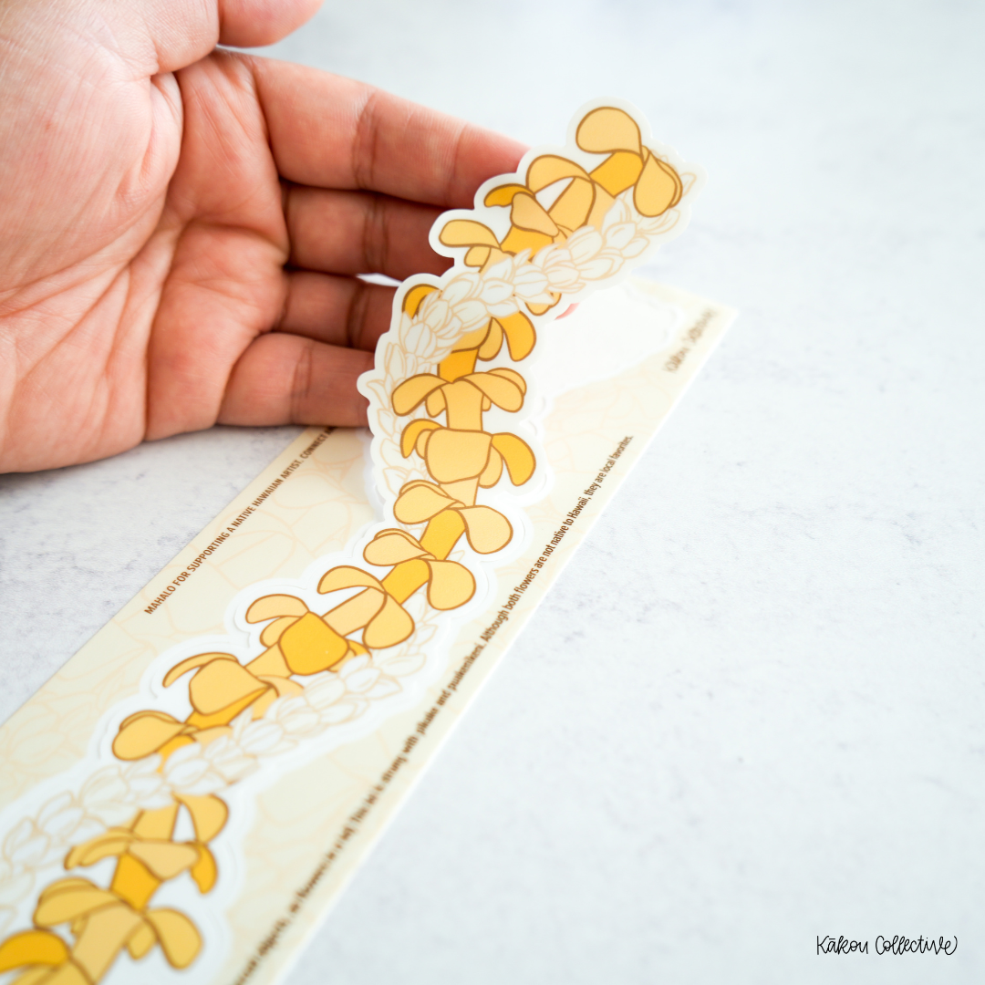 Kakou Collective - Onaona Lei Vinyl Sticker