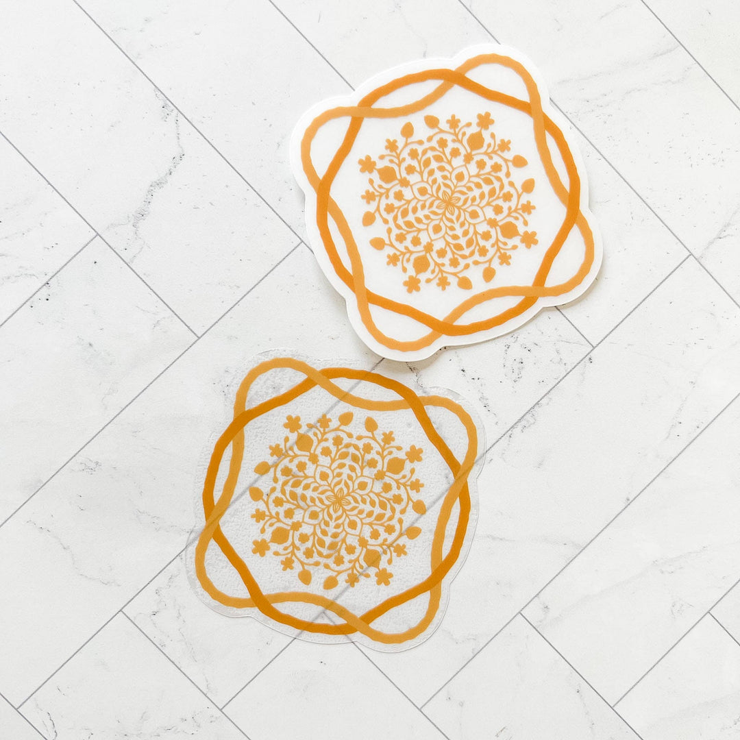 Kakou Collective - Ilima Kapa Kuiki Clear Vinyl Sticker