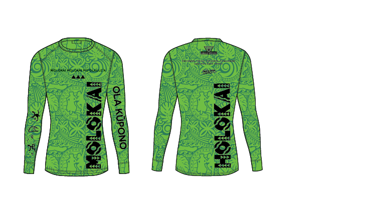 Molokai Holokai 2025 Keiki and Makua Event Shirts Long Sleeve