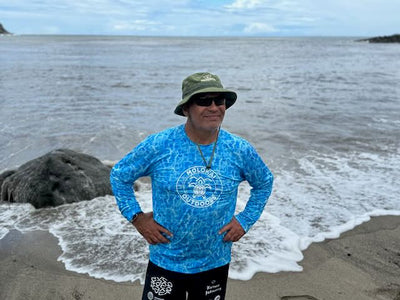 UPF50 Water print long sleeve