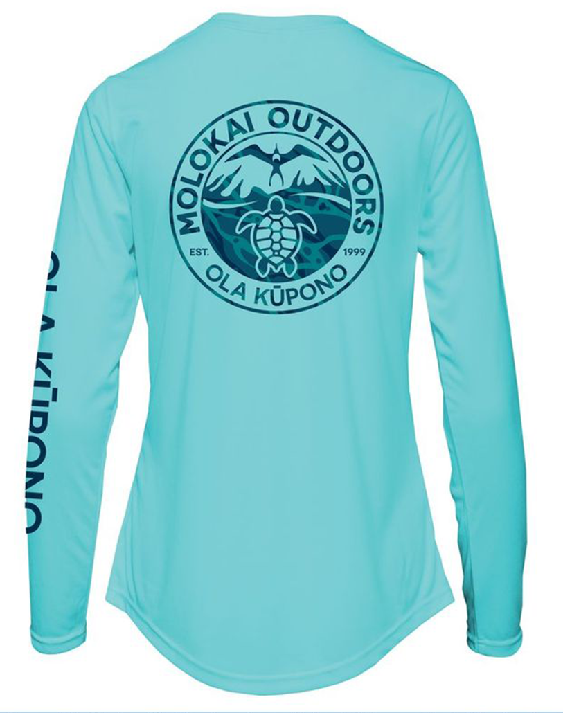 OLA KŪPONO WOMEN'S SOLAR RECYCLED LONG SLEEVE SHIRT OLA KŪPONO WOMEN'S SOLAR RECYCLED LONG SLEEVE SHIRT