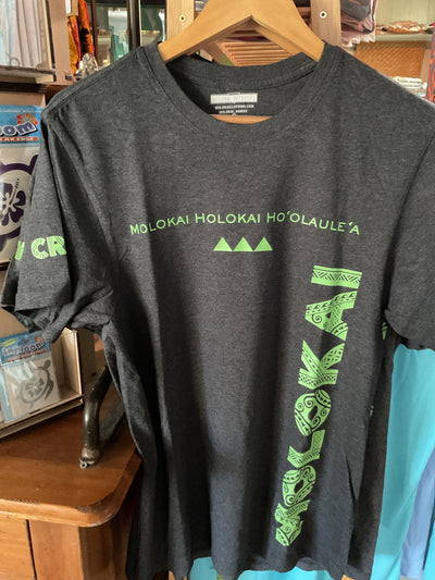 Molokai Holokai 2025 Event Shirts Volunteer Grey / Green T shirts