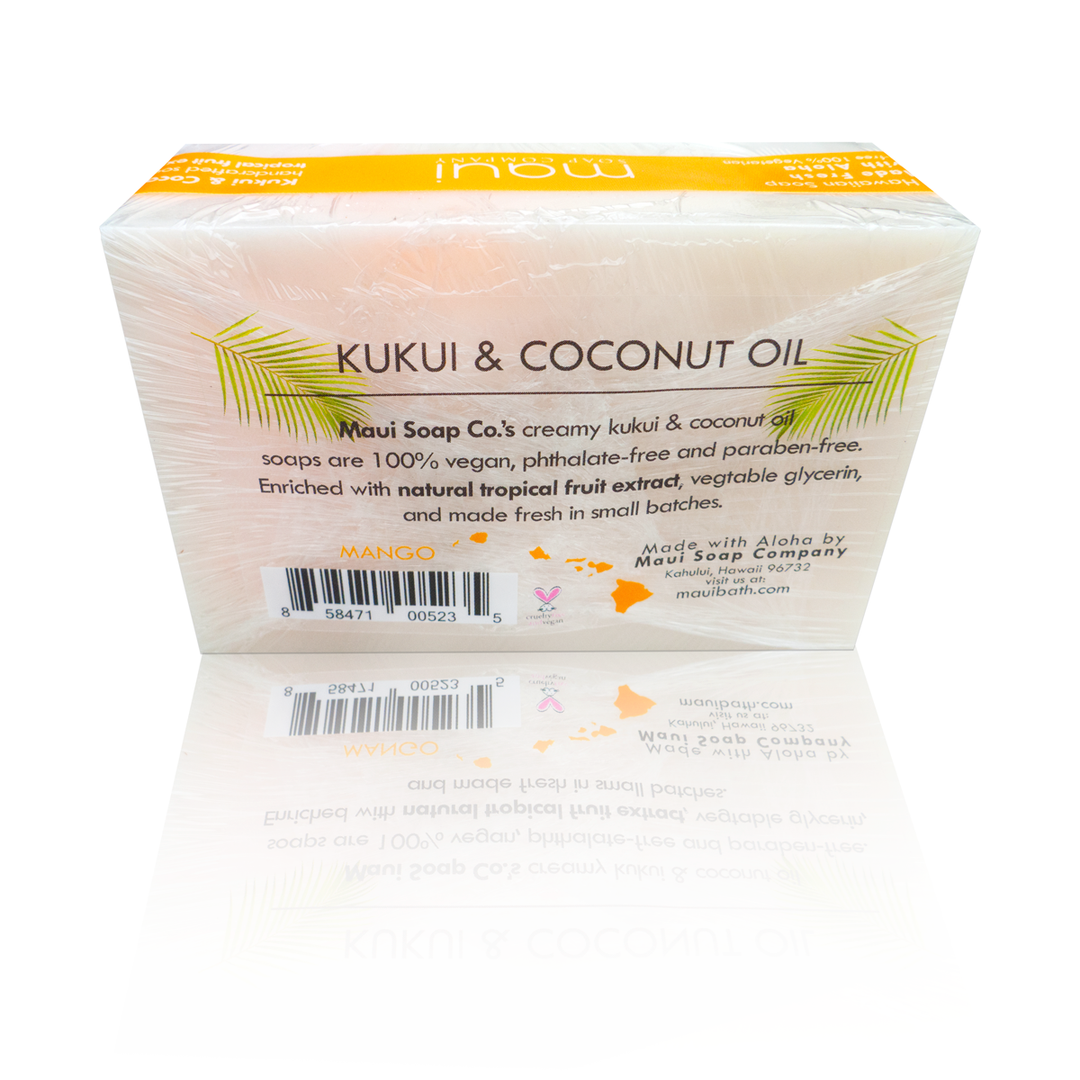 Mango Bar Soap with Kukui & Coconut Oil 6oz