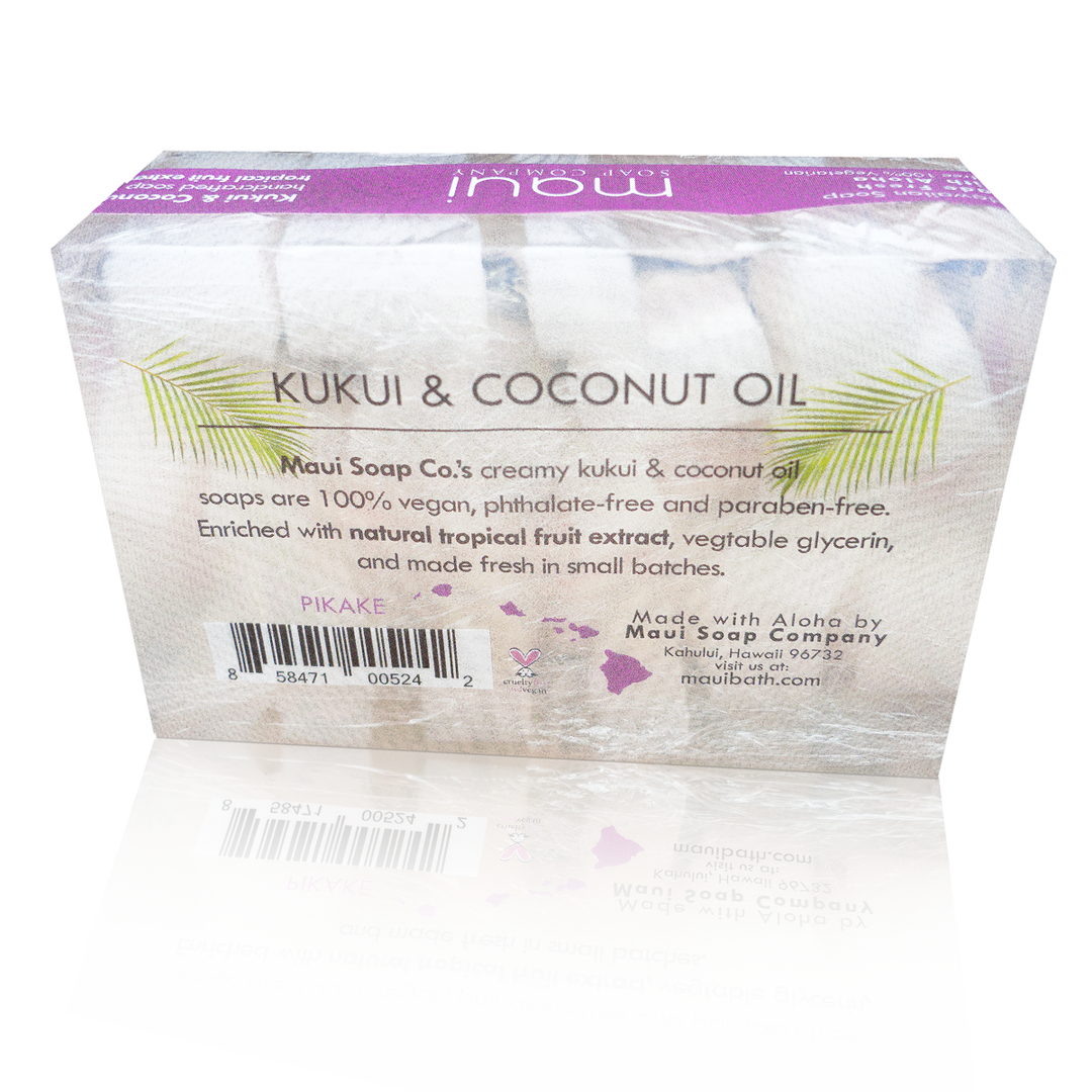 Pikake Bar Soap with Kukui & Coconut Oil 6oz