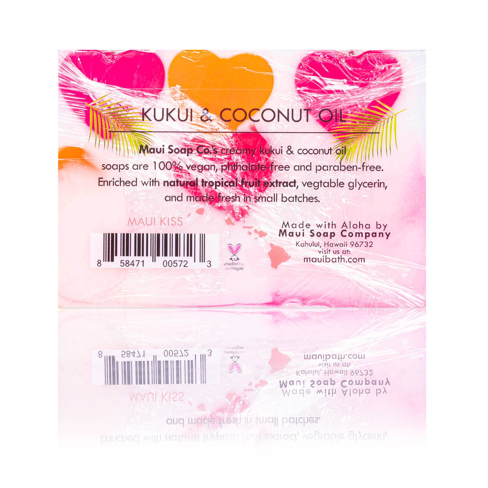 Maui Kiss Bar Soap with Kukui & Coconut Oil 6oz