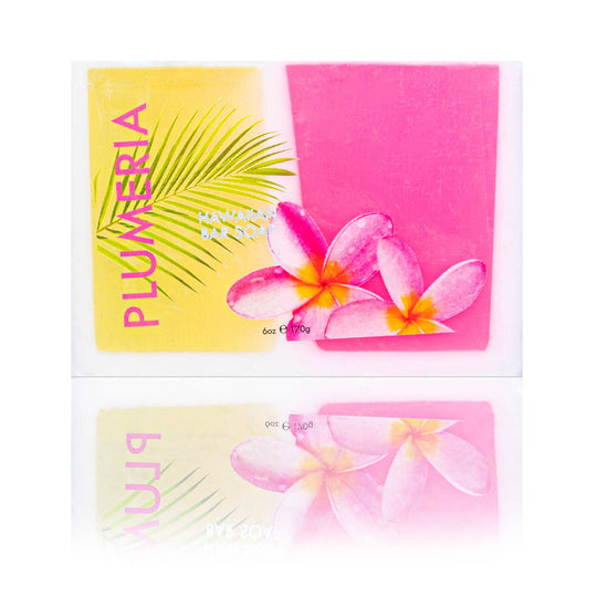 Plumeria Bar Soap with Kukui & Coconut Oil 6oz