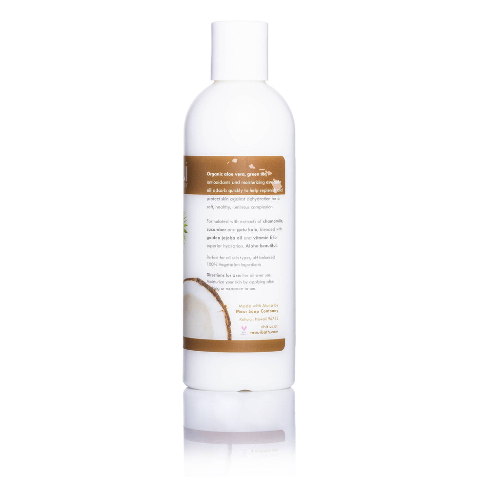 Coconut Body Lotion w/ Avocado Oil, Cucumber & Vit. E, 8 oz