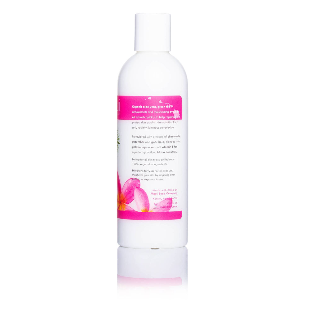 Plumeria Body Lotion w/ Avocado Oil, Cucumber & Vit. E, 8 oz