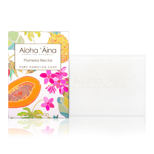 Maui Soap Co. - Aloha 'Aina – Plumeria Nectar Pure Bar Soap