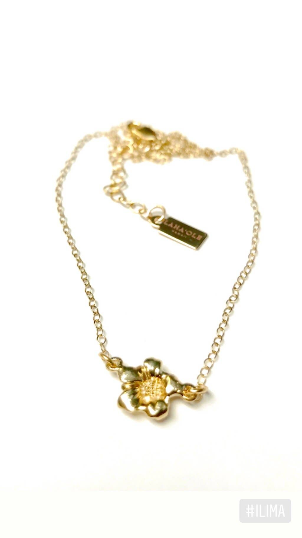 Lahaʻole Designs - Ilima Bar Necklace