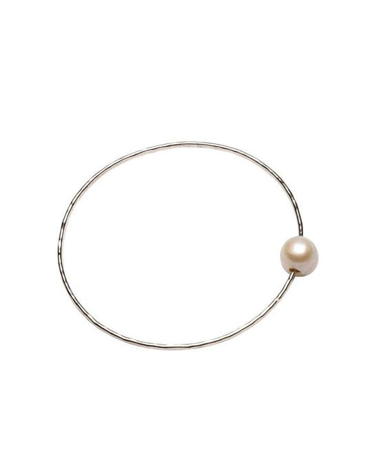 [KI•ELE] - White Pearl Harbor Bangle