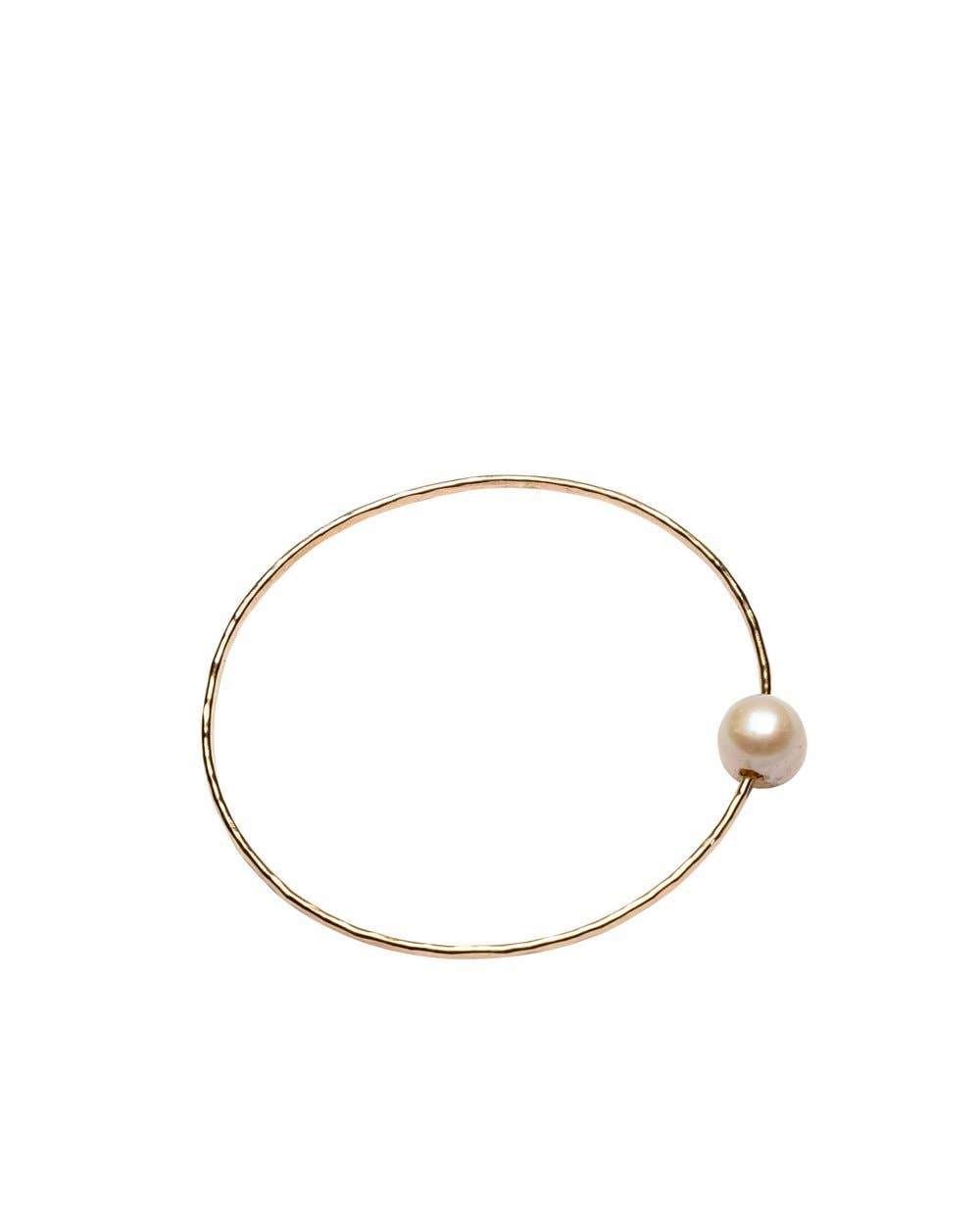 [KI•ELE] - White Pearl Harbor Bangle