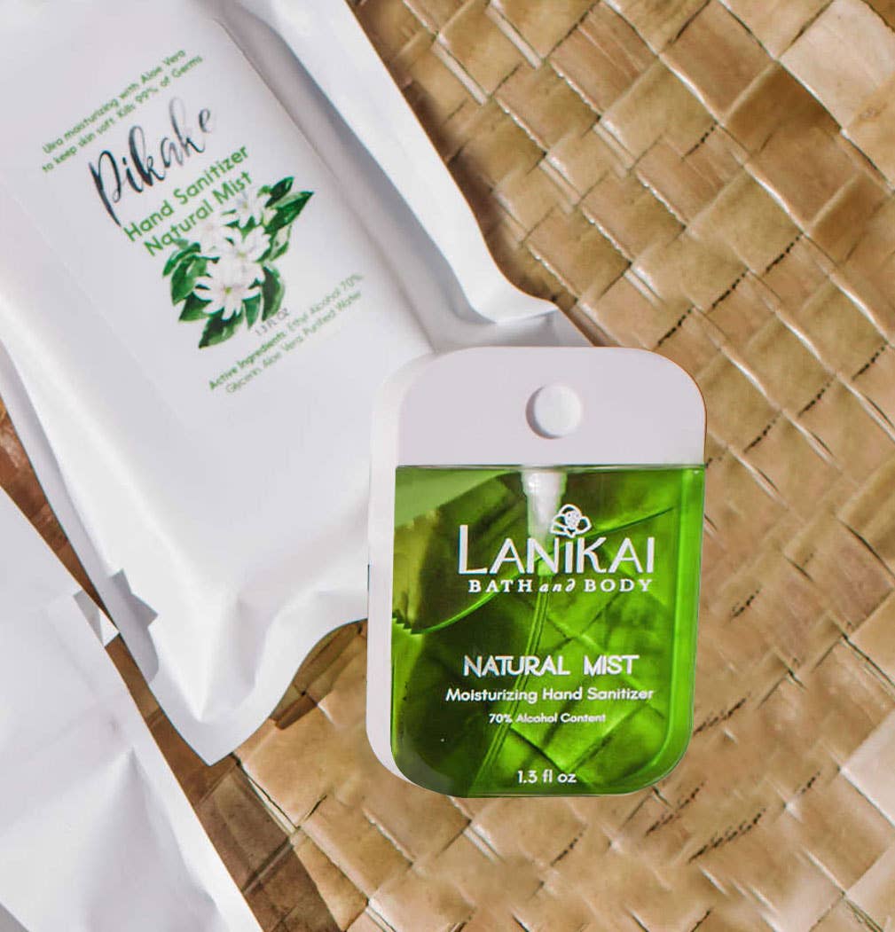 Lanikai  Bath and Body - Pocket Hand Sanitizer 1.3 oz, Natural, Refillable!