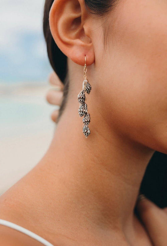 [KI•ELE] - Signature Lei 2" Drop Earrings