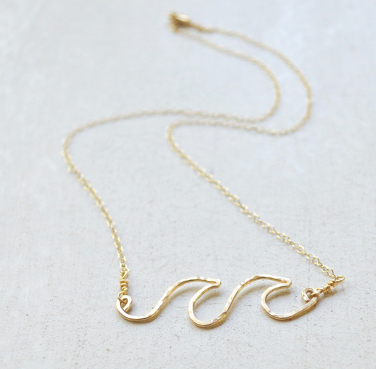 Double Wave Necklace