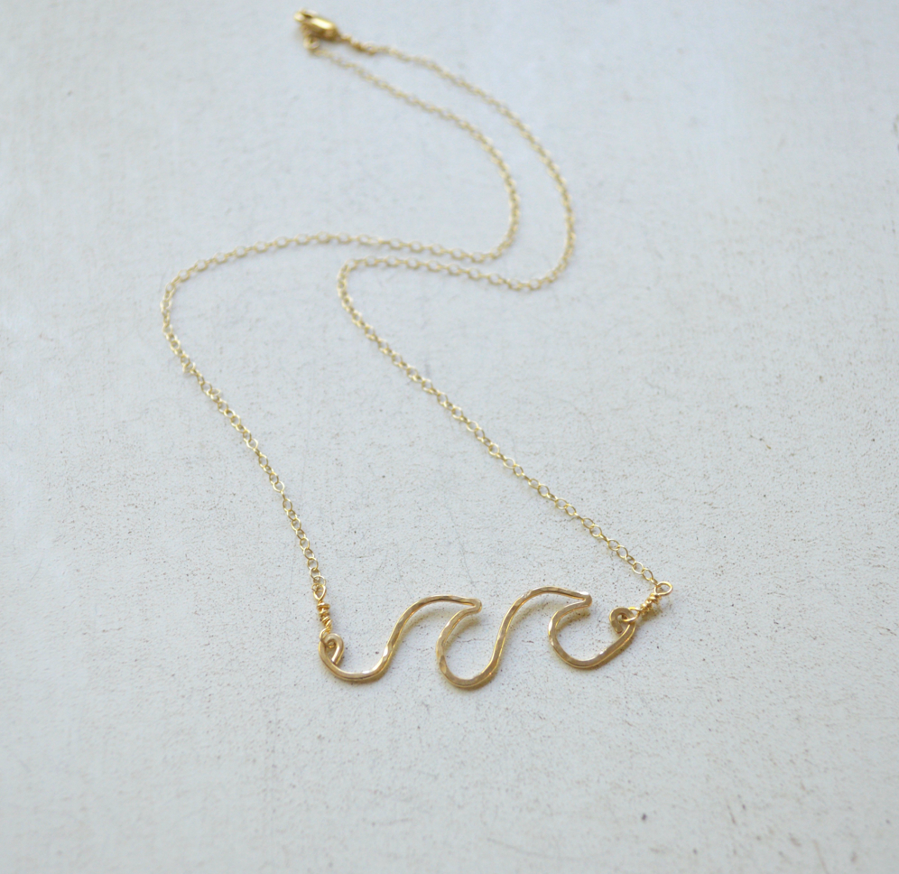 Double Wave Necklace