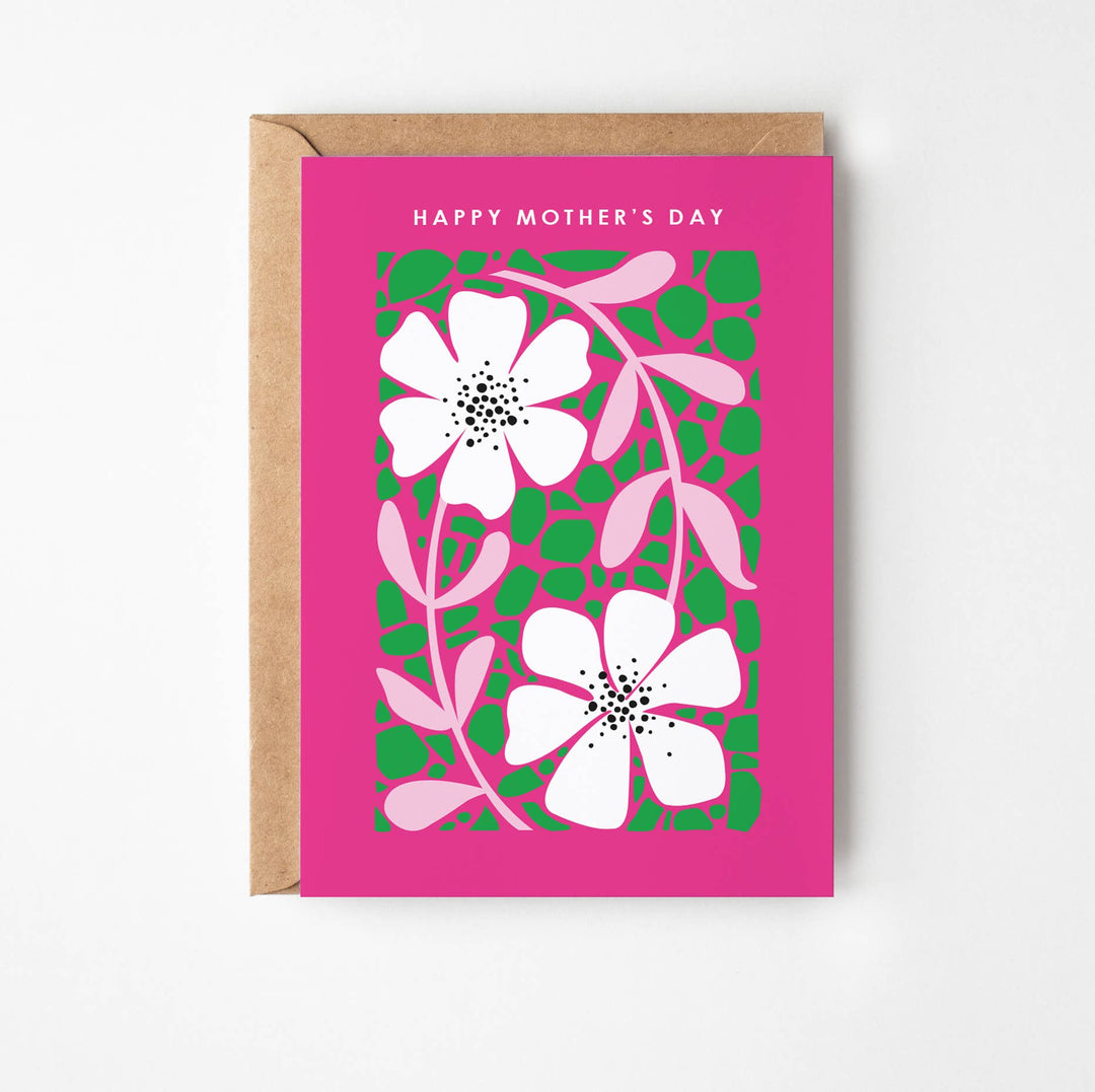 Happy Street - Cosmos Mother's Day Greetings card
