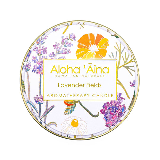 Aloha 'Aina - Lavender Fields Gold Tin Candle